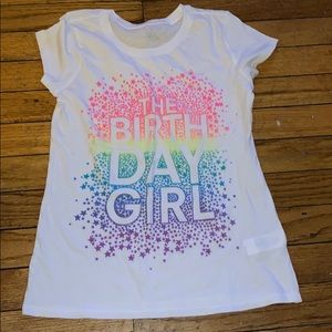 Girls Happy birthday t shirt